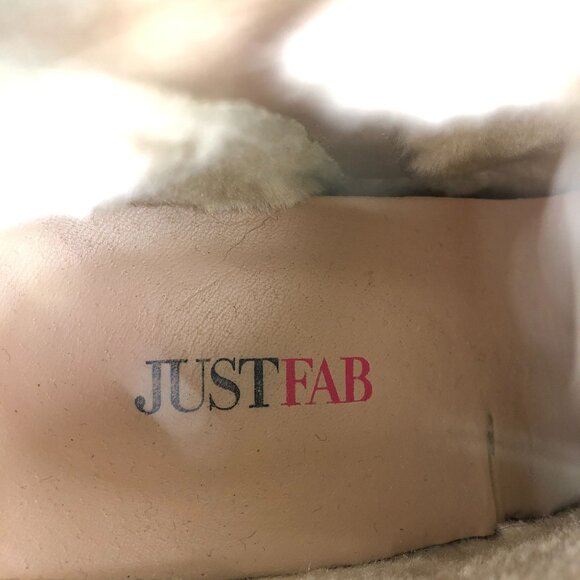 JustFab Women's 9 Kishani Brown Faux Suede High Heel Hidden Wedge Ankle Booties - Picture 13 of 14